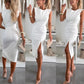 【S-3XL】💖Women’s Sleeveless Bodycon Dress with Slit