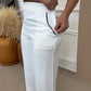 Vrouwen Één Schouder Top & Wijde Broek Set