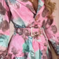 📣Limited Edition 50% UIT📣 Prijsdalingen Vrouwenmode Bloemen Taille-afslankende Lange Mouw Jurk