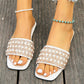 Comfortabele Stijlvolle Vierkante Teen Sandalen voor Vrouwen