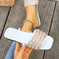 Comfortabele Stijlvolle Vierkante Teen Sandalen voor Vrouwen