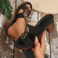🔥2025 Nieuwe 50% korting Hete verkoop🔥  Fashion Hoge hak sandalen met open teen