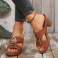 🔥2025 Nieuwe 50% korting Hete verkoop🔥  Fashion Hoge hak sandalen met open teen