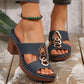 🔥2025 Nieuwe 50% korting Hete verkoop🔥  Fashion Hoge hak sandalen met open teen