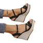 👡Open sleehakken met gespen voor dames