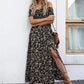 Elegante gebloemde off shoulder jurk voor vrouwen