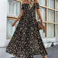 Elegante gebloemde off shoulder jurk voor vrouwen