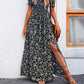 Elegante gebloemde off shoulder jurk voor vrouwen