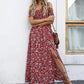 Elegante gebloemde off shoulder jurk voor vrouwen