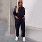 Casual Solid Korte Mouw Tops voor Vrouwen ＆ Broek Tweedelige Set