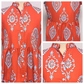 Casual Vrouwenjurk met V-Hals en Mouwloze Print