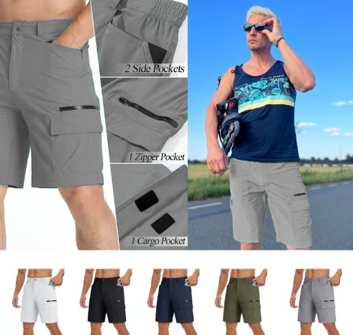 ✨Beperkte aanbieding 49% UIT🔥 Mannen buiten casual cargo schoenen shorts👍🏼