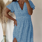 Sexy dames maxi-jurk met zijsplitten