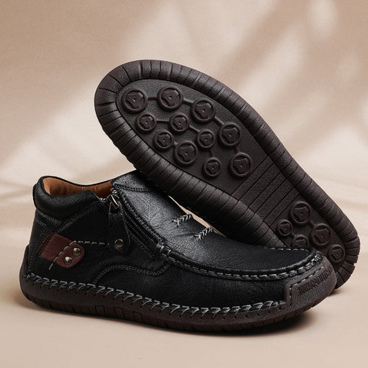 🔥2025 Hot Sale🌟Retro outdoor casual PU-schoenen voor heren