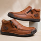 🔥2025 Hot Sale🌟Retro outdoor casual PU-schoenen voor heren