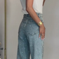 💝2025 Hete verkoop 54% korting🔥Jeans met rechte pijpen en strass-steentjes