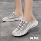 Comfortabele en ademende slippers met gesloten teen