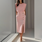 Elegante Dames Midi-jurk met Split