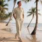 Casual shirt en broek 2-delige set voor heren