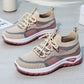 Relaxte hardloopschoenen met veters voor dames