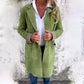 Klassieke halflange elegante jas voor dames