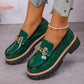 Vintage zachte loafers voor dames