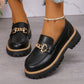 Vintage zachte loafers voor dames