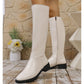 KKPW Heren Cowboylaarzen Brede Klassieke Vintage Mid Kalf Westerse KKPW Heren Cowboylaarzen Brede Klassieke Vintage Mid Kalf Westerse