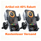✨ Beperkte voorraad beschikbaar, mis het niet!🙌Slimme 2-in-1 telefoonhouder voor in de auto met draaifunctie en draadloze oplader