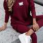 Casual set voor dames: sweatshirt en legging
