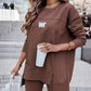 Casual set voor dames: sweatshirt en legging