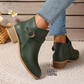 🤩Onverslaanbare prijzen🥰Comfortabele orthopedische enkellaarzen met dikke hakken voor dames