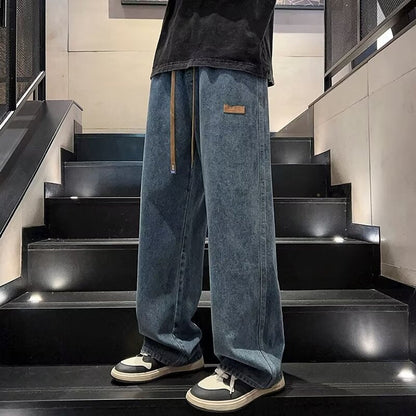 📢📢50% KORTING!!!⏰Casual loose fit jeans met wijde pijpen voor heren