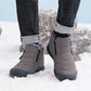 Warme kunstbont gevoerde waterdichte winterschoenen voor buiten