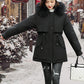 Beste cadeau - Dikke parka met ruime capuchon van synthetisch fleece voor dames