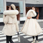Beste cadeau - Dikke parka met ruime capuchon van synthetisch fleece voor dames