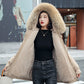 Beste cadeau - Dikke parka met ruime capuchon van synthetisch fleece voor dames