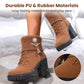 Dikke, warme enkellaarzen met dikke hak voor dames🔥HOT SALE-59% KORTING