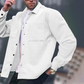Casual herenjas in effen kleur -👍Klassieke stijl, comfortabel voor elke dag!👔