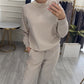 🌸 Up tot 46% korting🔥Damesmode Ronde Hals Tops ＆ Broek 2-Delige Set