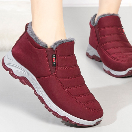 ❄️Wintermust-have: comfortabele, warme slip-on enkellaarzen voor dames👢