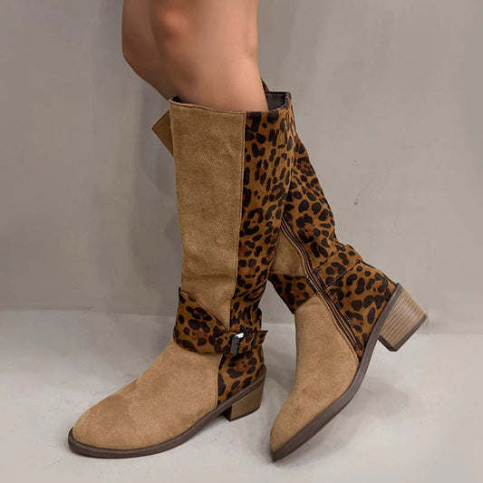 🔥 Trendy Dameslaarzen met Luipaardprint – Comfort, Stijl & Zelfvertrouwen in Elke Stap! 🐆