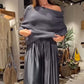 ✨ Chic 2-delige off-shoulder lounge set – zacht, flatterend & moeiteloos stijlvol | Tot 50% KORTING vandaag! 🌸