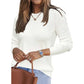 Women's Solid Color Round Neck Sweater