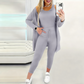💜 LAATSTE DAG VAN DE ACTIE – 50% KORTING 💜Casual en stijlvolle 3-delige set voor dames