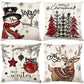 🎄🔥Kerstpromotie 50% KORTING🔥Schattige kussenhoes met kerstprint