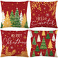 🎄🔥Kerstpromotie 50% KORTING🔥Schattige kussenhoes met kerstprint