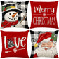 🎄🔥Kerstpromotie 50% KORTING🔥Schattige kussenhoes met kerstprint