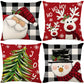 🎄🔥Kerstpromotie 50% KORTING🔥Schattige kussenhoes met kerstprint