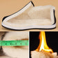 🔥Hot Sale🔥Superwarme katoenen antislipschoenen voor heren met voering van imitatiebont